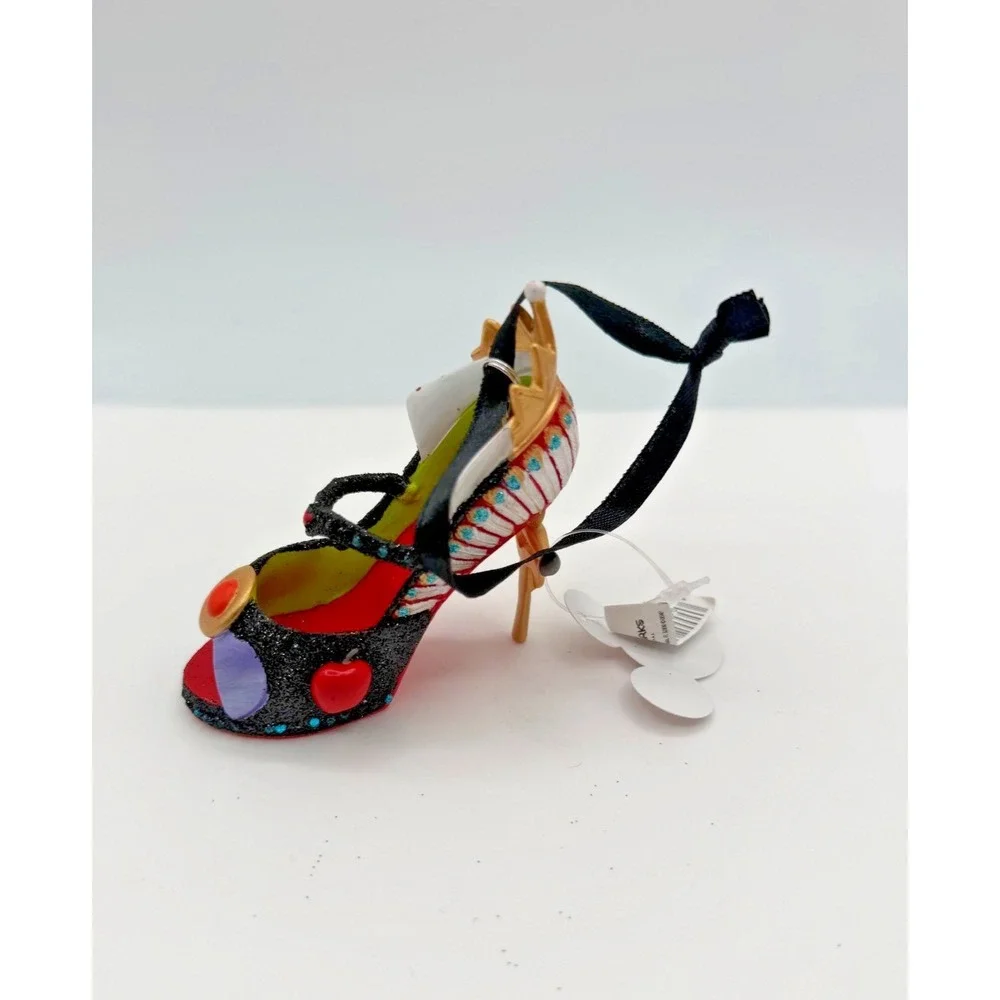 Disney Parks Runway Collection The Evil Queen Snow White Heel Shoe Ornament